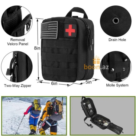 Набор для выживания 24 в 1 для кемпинга SOS